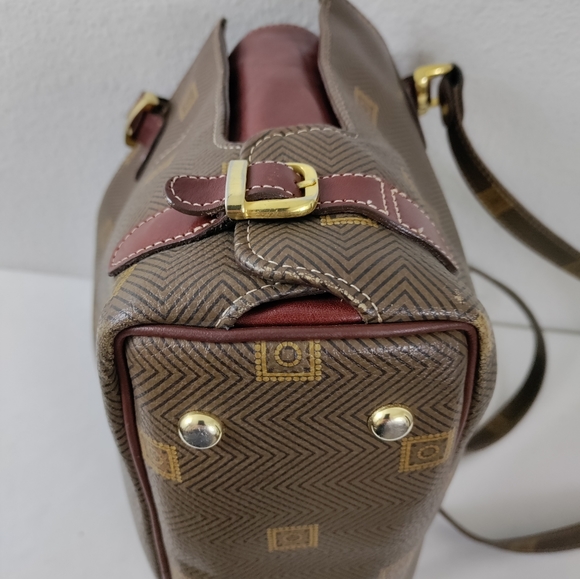 💥FINAL PRICE💥 Texier Vintage Brown Leather Logo Shoulder Bag Tote - Picture 10 of 12